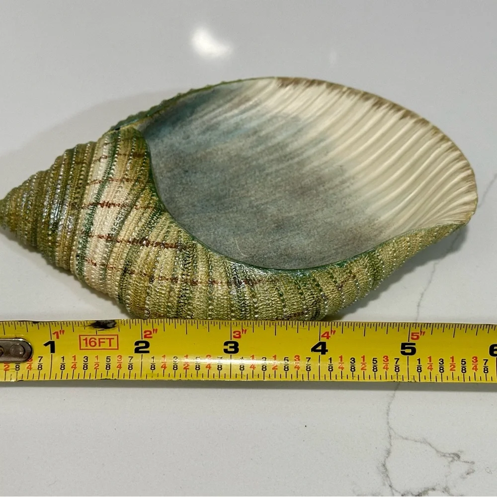 Seabreeze bath collection Soap Dish Sea Shell Or Trinket Ring Tray , Beach Decor